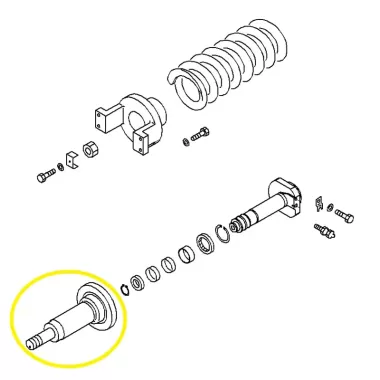 Cylinder napinacza do koparek KOMATSU PC210, PC240 | Sklep Renox
