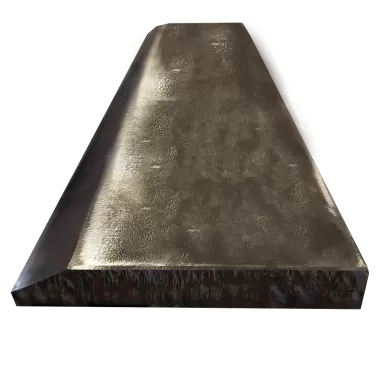 Lemiesz Jednofazowy, Blacha | 250x30 mm | Stal 500HB | Na wymiar